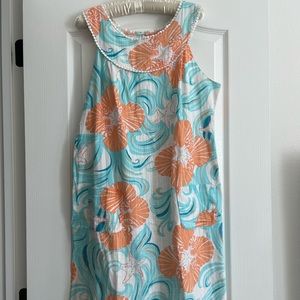 Lilly Pulitzer blue and orange dress